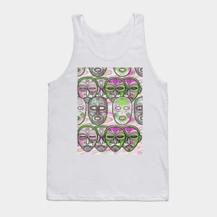 African Masks V7 Tank Top